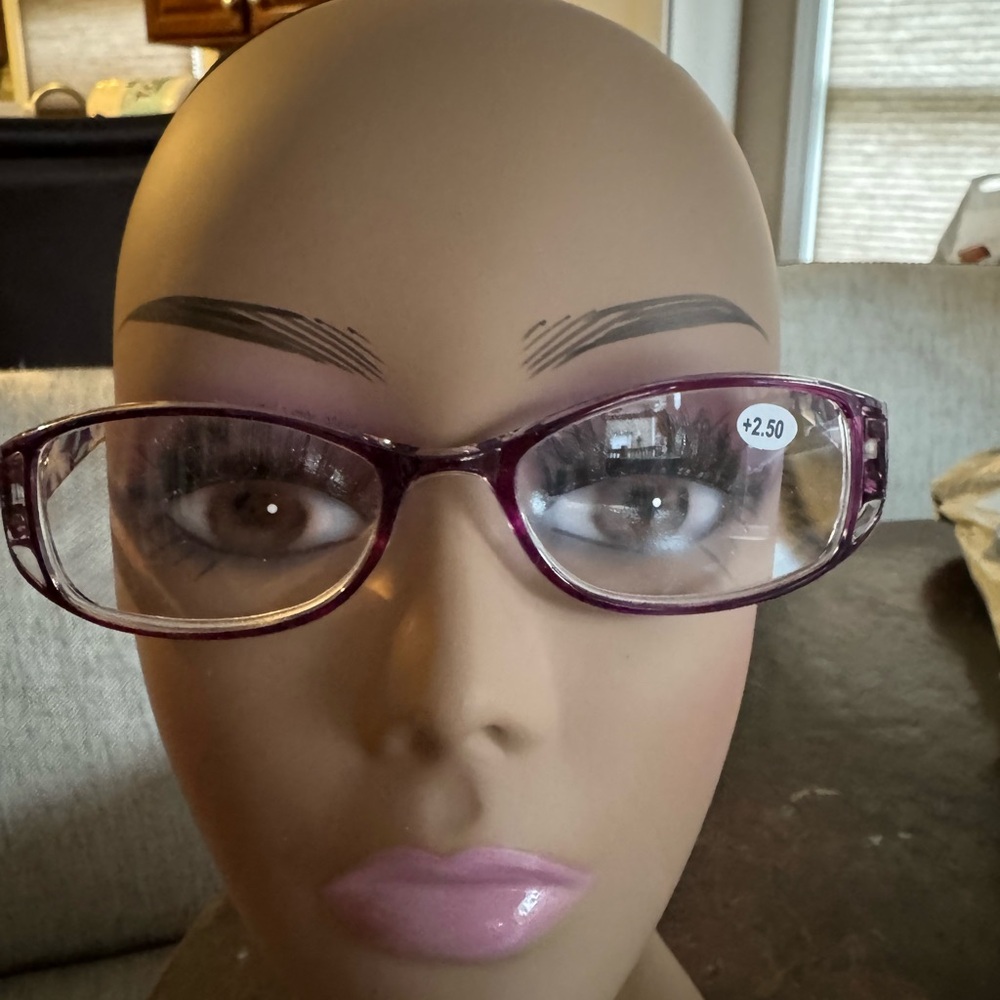 Purple Reading Glasses 2.50